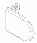 Luxaflex standaard rolgordijn design (rvs) montagesteun 1 X