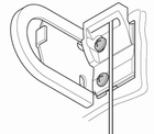Luxaflex rolgordijn spandraadklem voor montagesteun 1 X