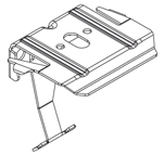 Luxaflex bracket for Plisse or Duette shades (easyrise) 