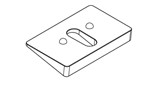 Luxaflex mounting wedge (11 degrees) 
