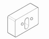 Luxaflex spacer block 7mm 